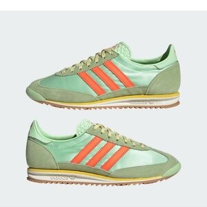Adidas SL 72 OG Mint and Coral Sneakers